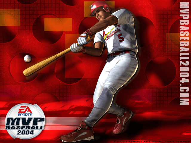 MVP Baseball 2004 title screen for Xbox